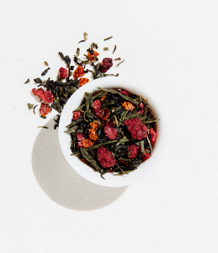 Green Raspberry Loose Tea Blend, Organic