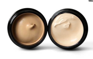 Nude Skin Tone (Shades #010P-#100N, Full Coverage) Cream Base with Brazilian Cupuacu Butter - Soft (For Jar)