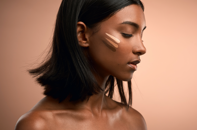 Nude Skin Tone (Shades #110N-200C, Full Coverage) Cream Base with Brazilian Cupuacu Butter - Liquid (For Doe Foot)